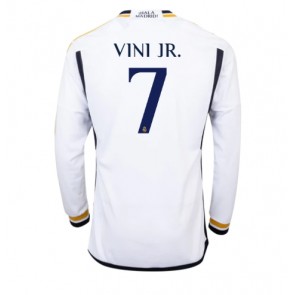 Real Madrid Vinicius Junior #7 Replica Home Stadium Shirt 2023-24 Long Sleeve